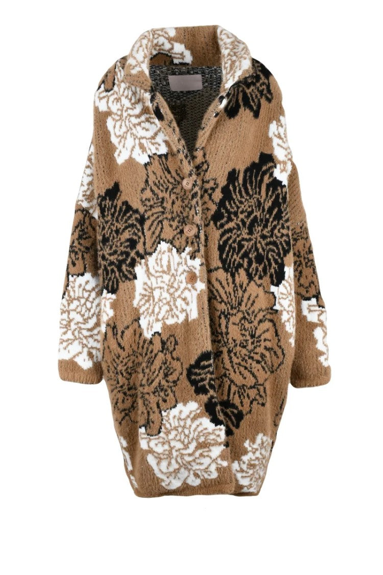 Circus Hotel Wool Coat - Beige/Brown