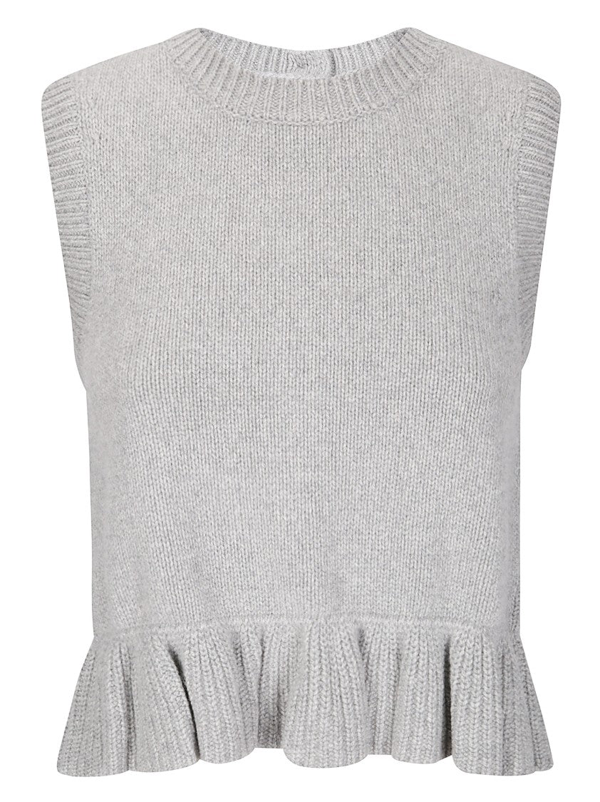 Cecilie Bahnsen Recycled Cashmere Top Vest