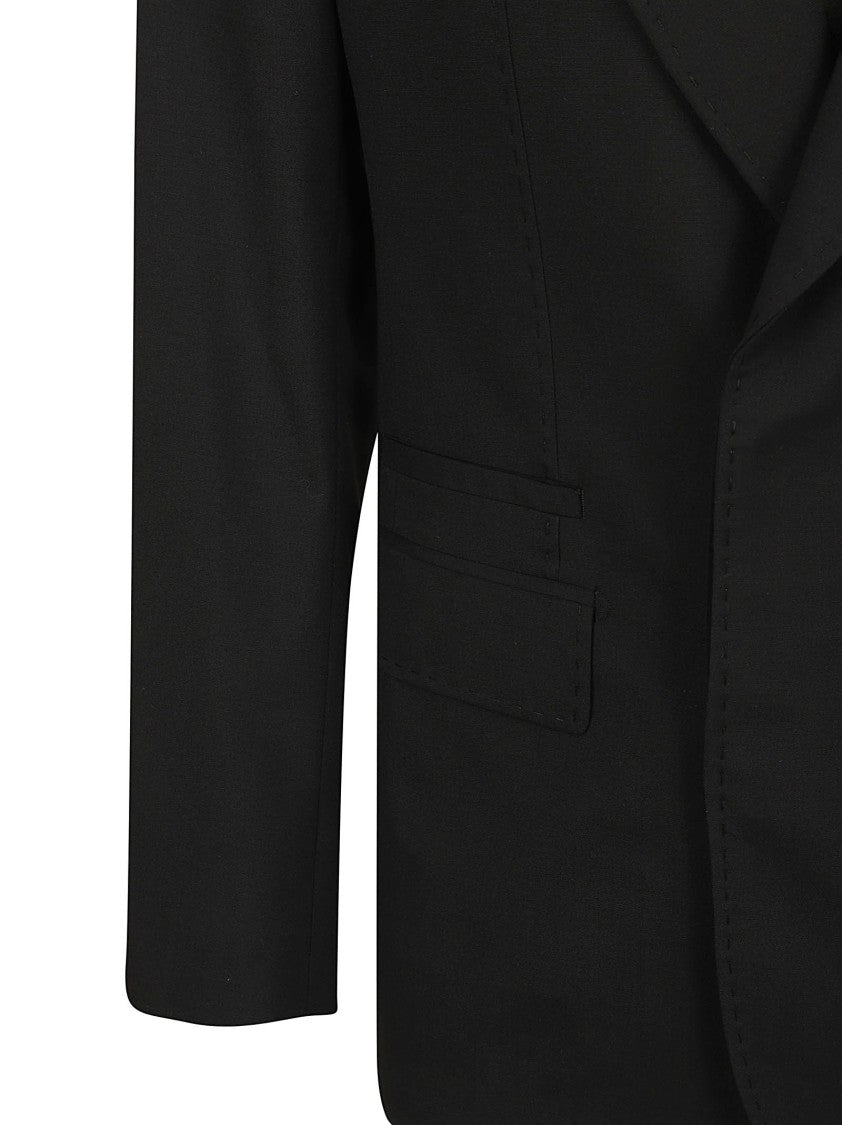 Dolce & Gabbana Tailored Black Jacket With Notch Lapel