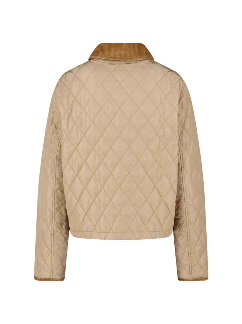 Burberry Quilted Jacket – Beige