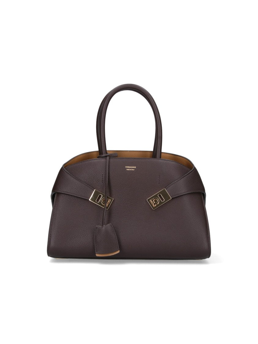 Ferragamo Medium "Hug" Bag – Brown
