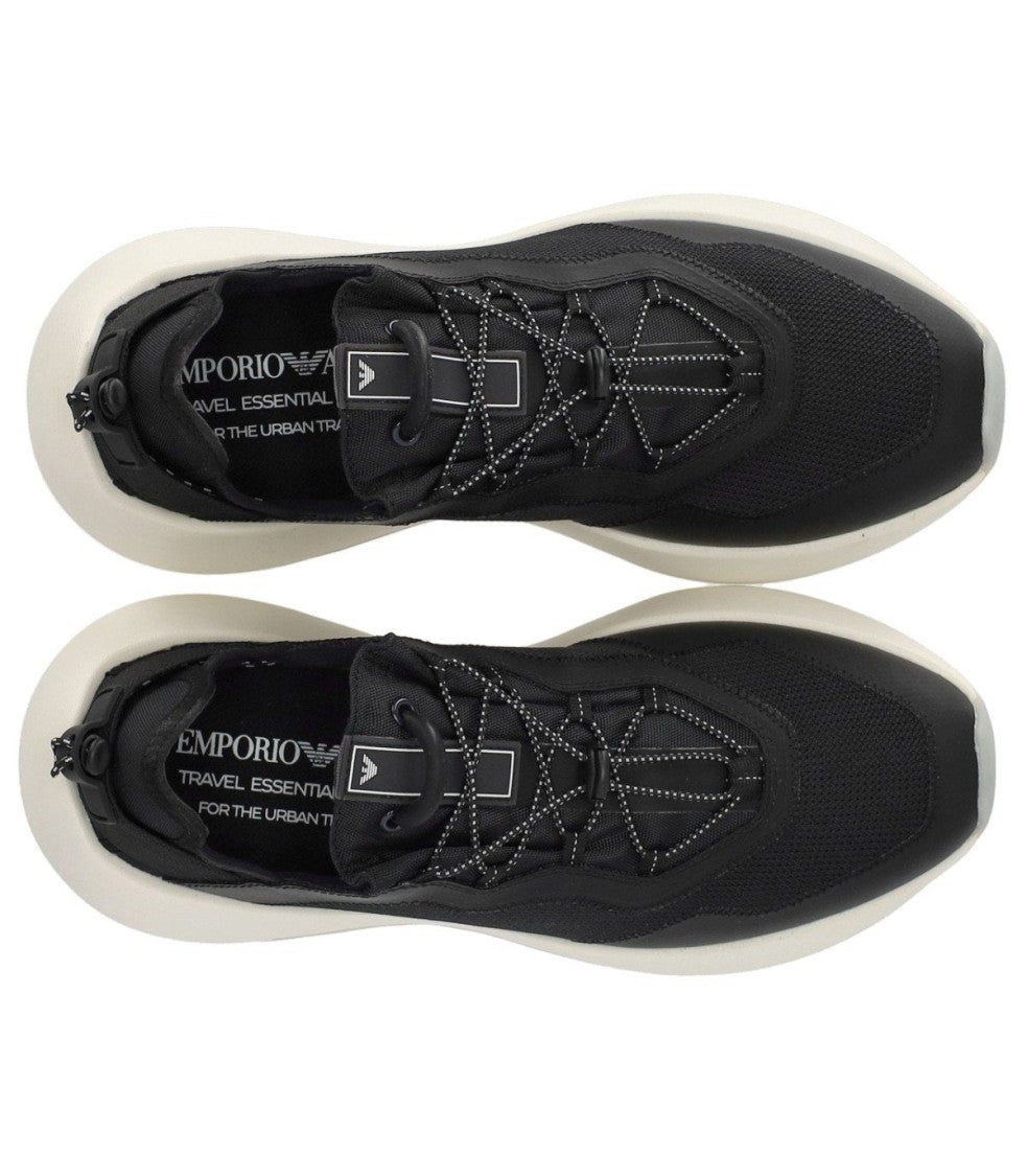 Emporio Armani Travel Essential Black Sneaker