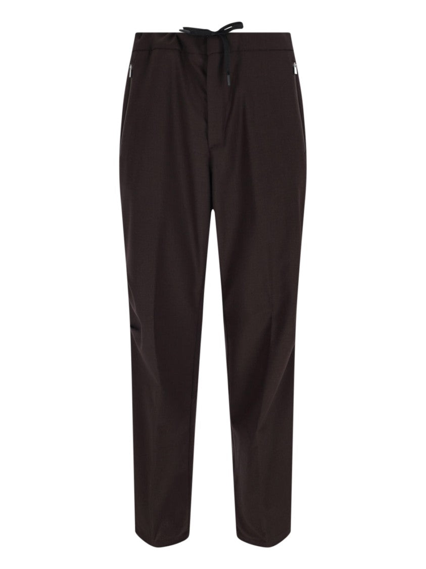 Laminar Wool Track Pants – Brown