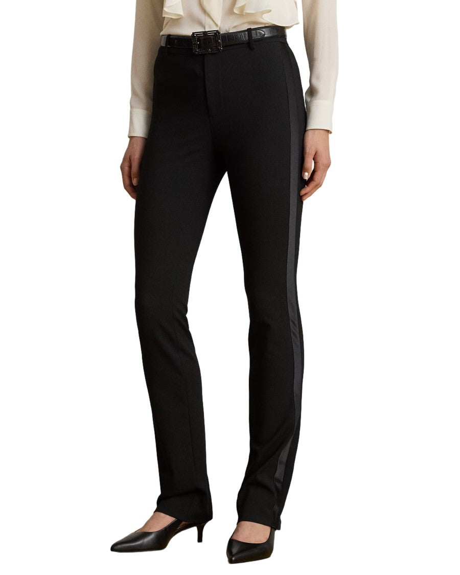 Lauren Ralph Lauren Korette Full-Length Flat-Front Pants With Modern Silhouette