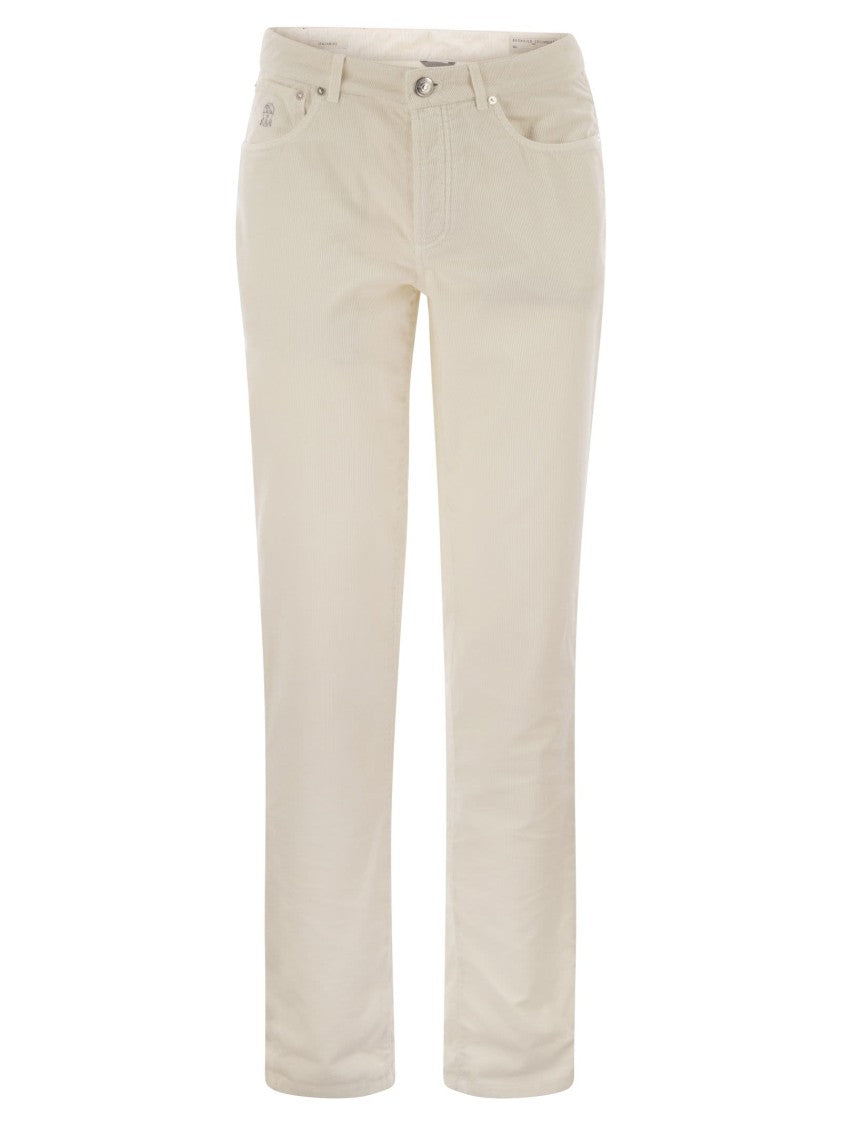 Brunello Cucinelli Five-Pocket Italian Fit Trousers