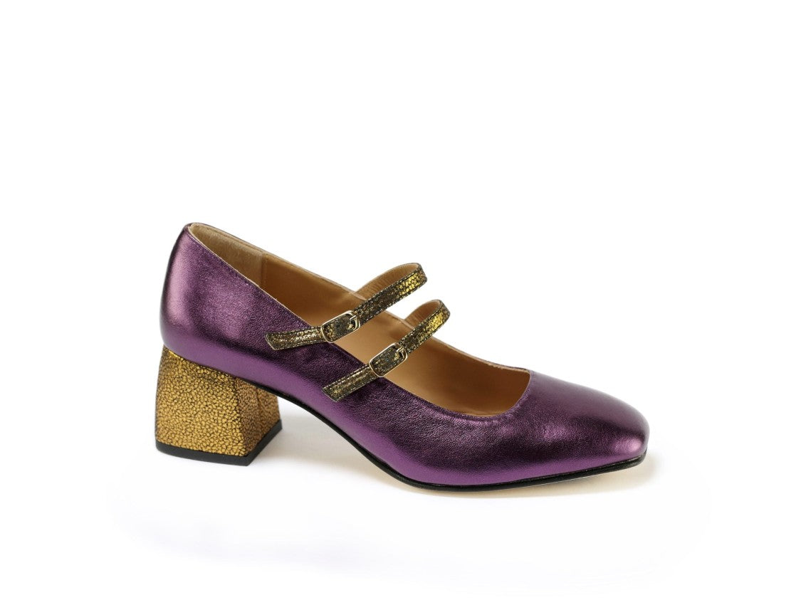 Ton Gout Laminated Leather Pumps With Heel