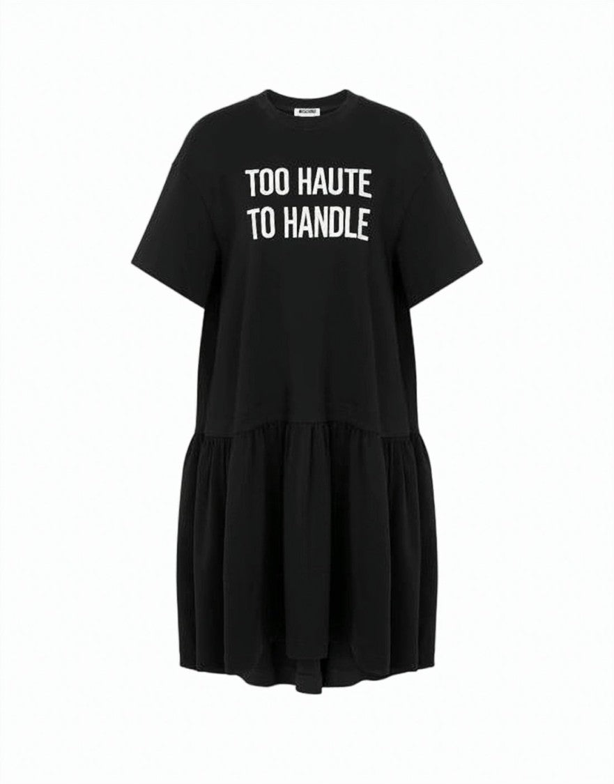 Moschino Relaxed-Fit Mini Dress With Graphic Print