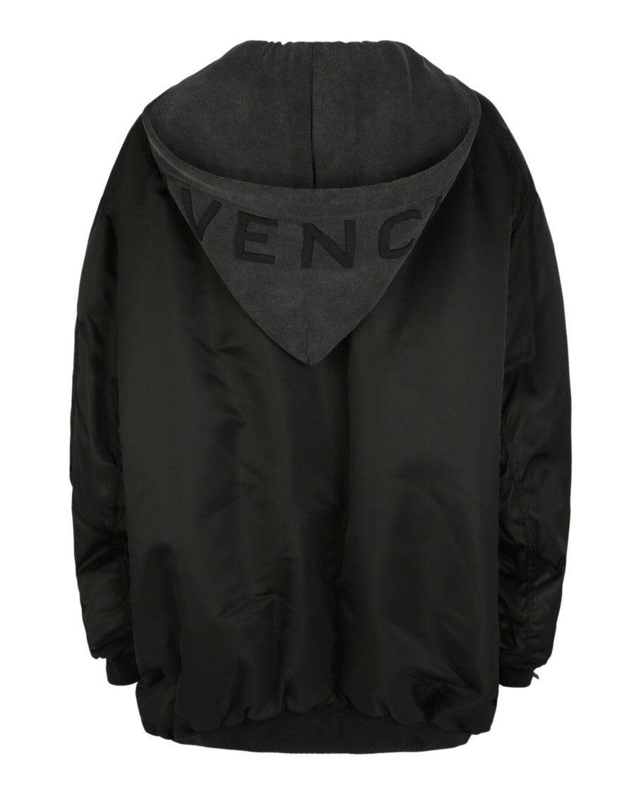 Givenchy Oversized Hooded Bomber Jacket