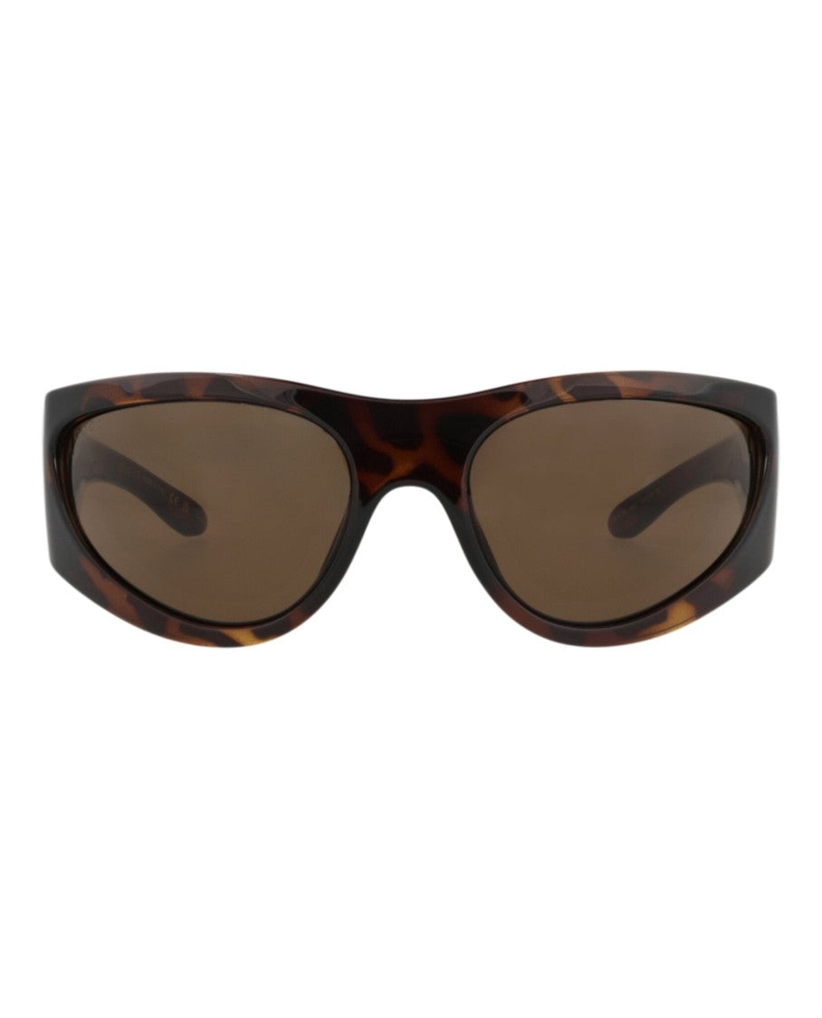 Gucci Shield-Frame Injection Sunglasses