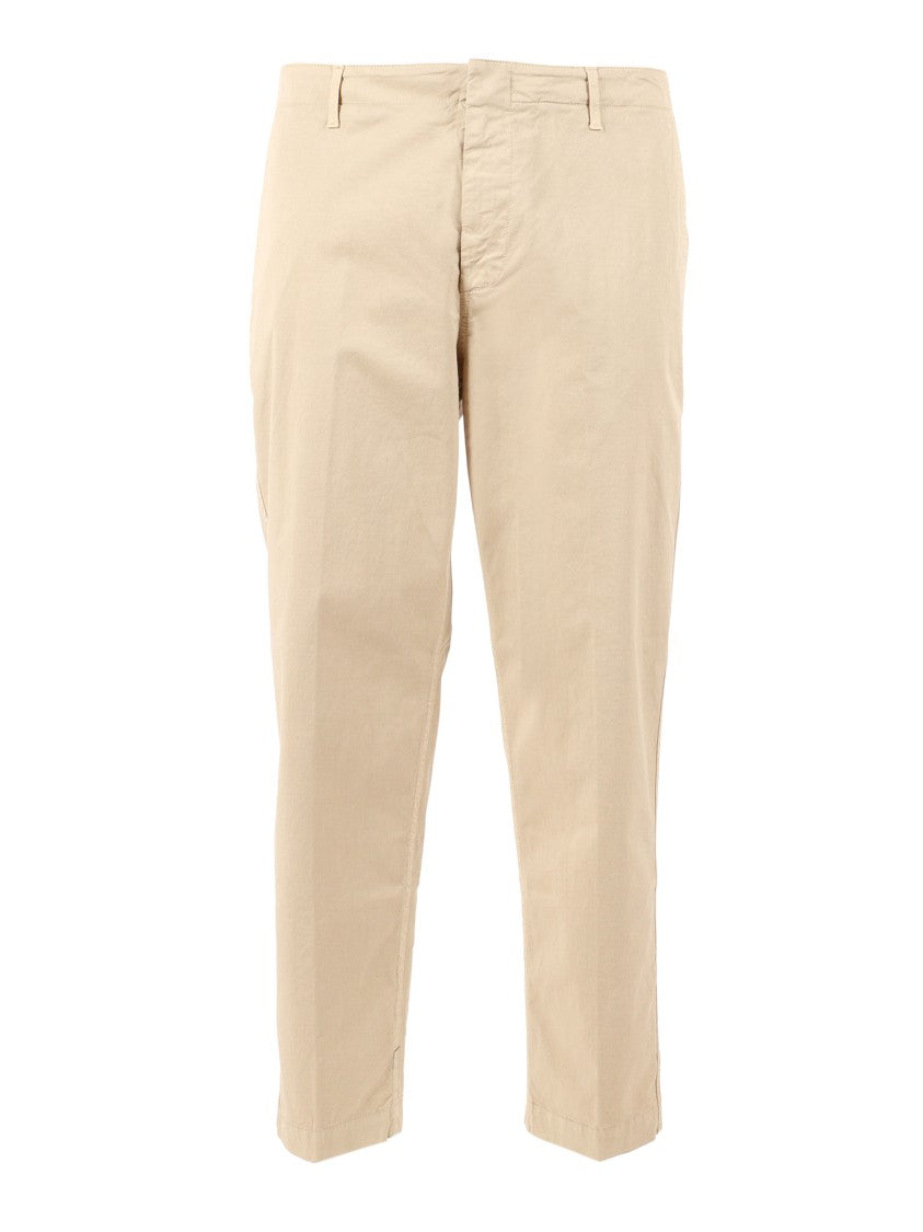Dondup Zyan Straight Leg Minimalistic Straight-Leg Pants