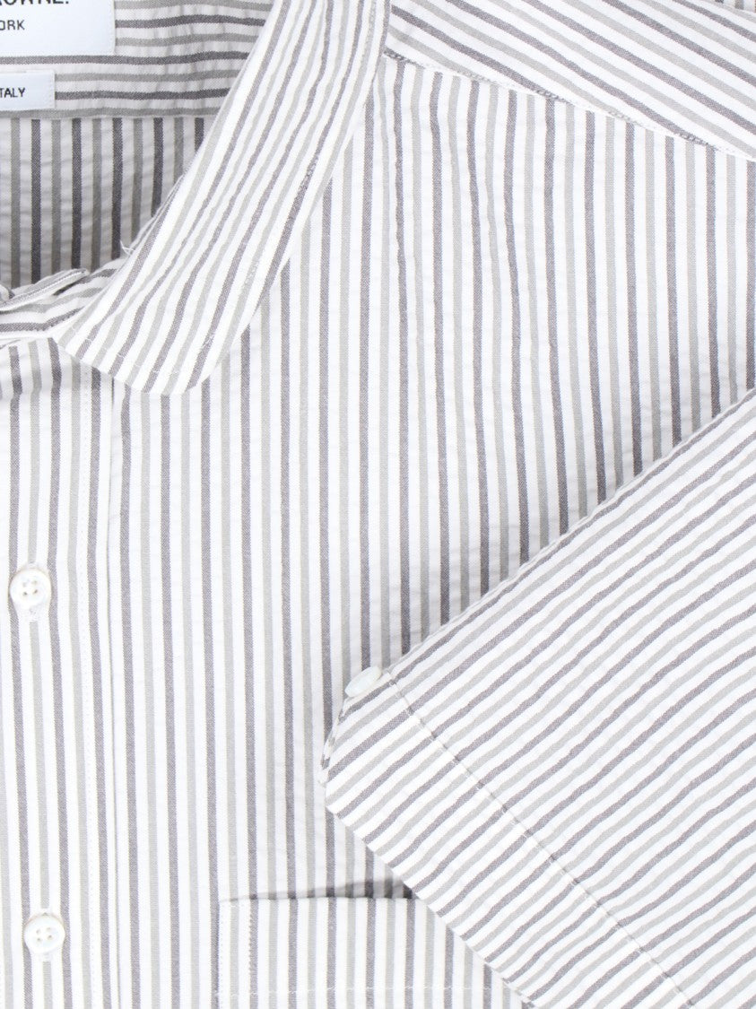 Thom Browne Striped Shirt – Grey