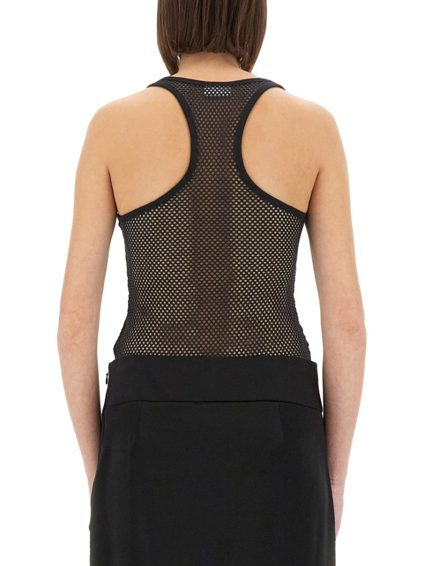 Courrèges Lightweight Mesh Tank Top Crafted