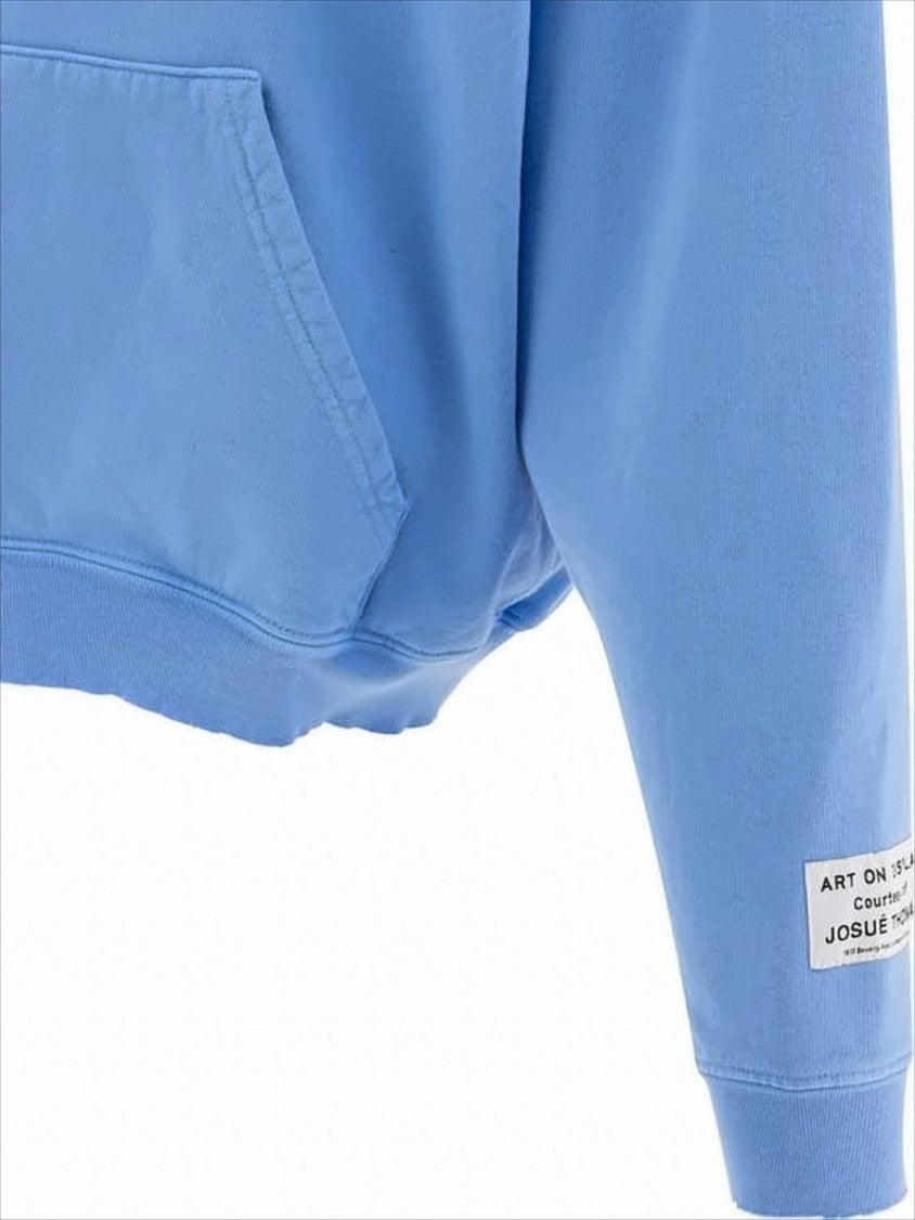 Gallery Dept. Relaxed-Fit Cotton Hoodie With Contrasting Logo Detail