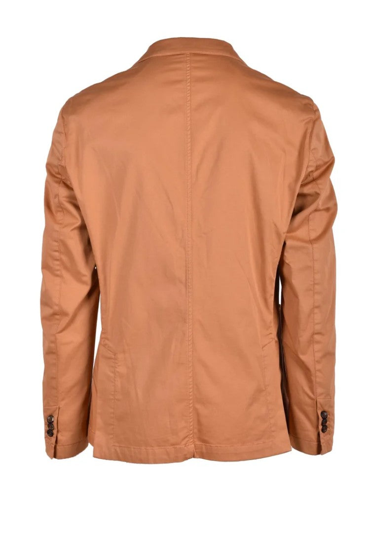Laboratori Italiani Orange Tailored Cotton-Blend Stretch Blazer