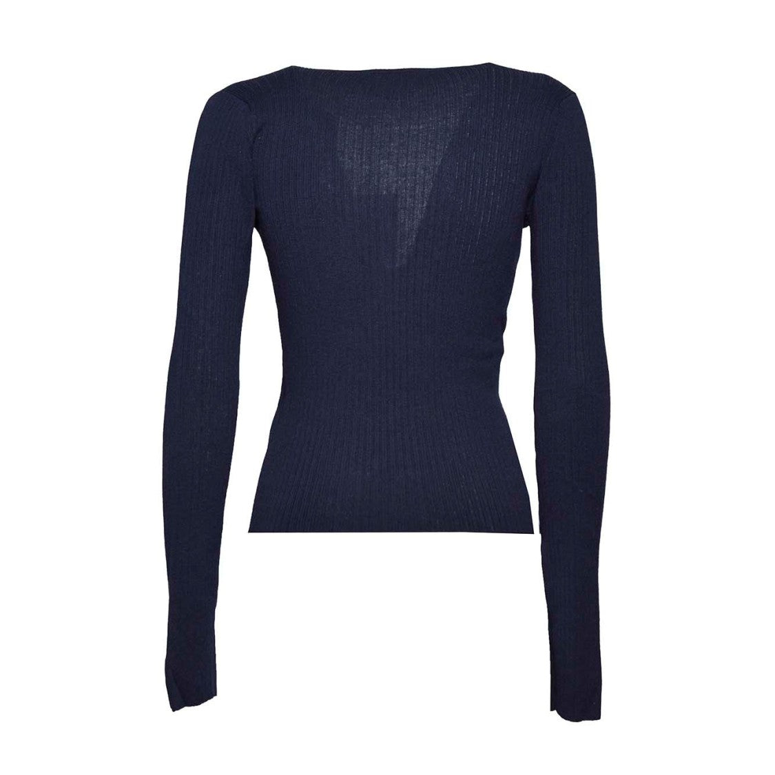Max Mara Urlo Silk Knit Sweater In Blue