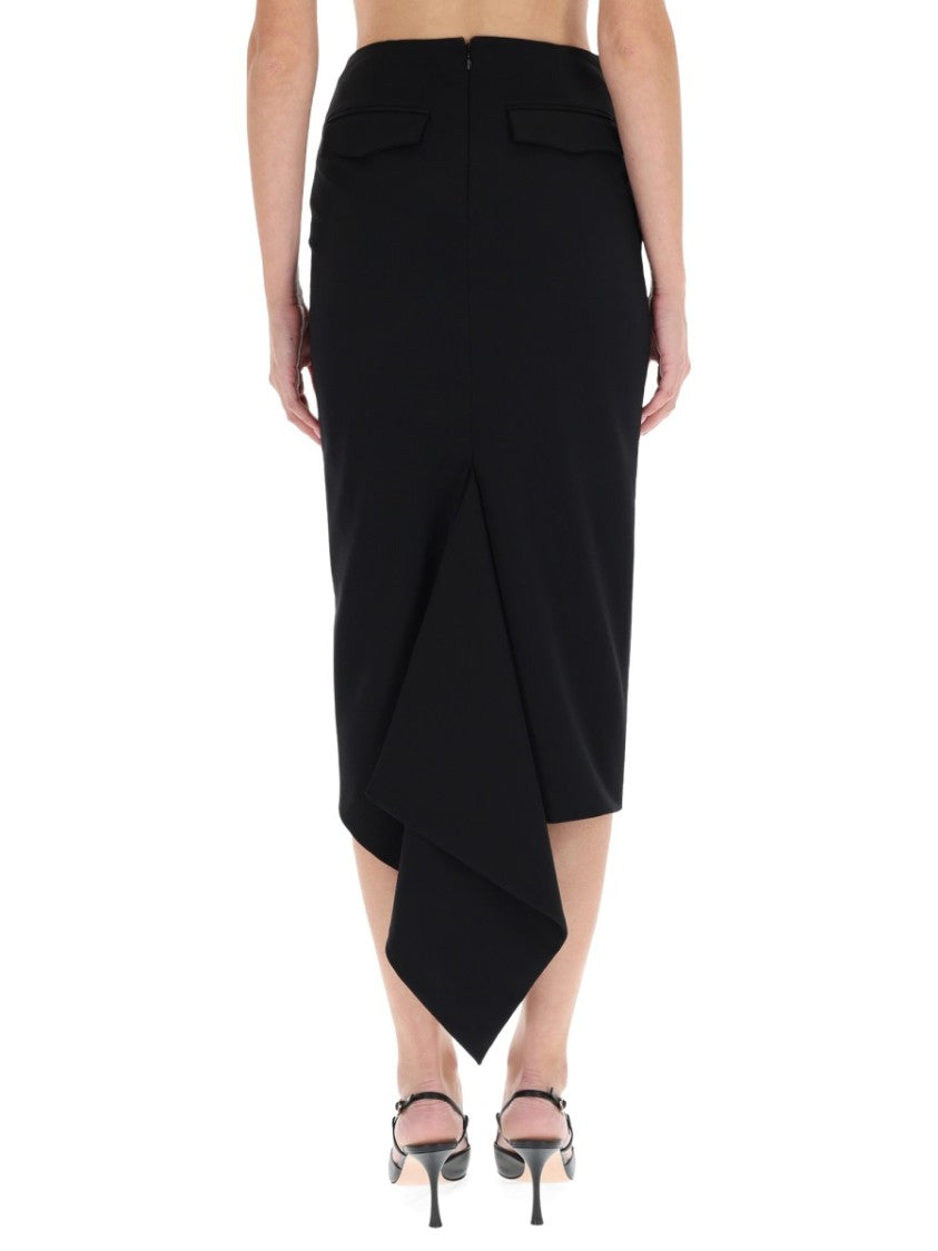 The Latest Bree Asymmetrical Midi Skirt