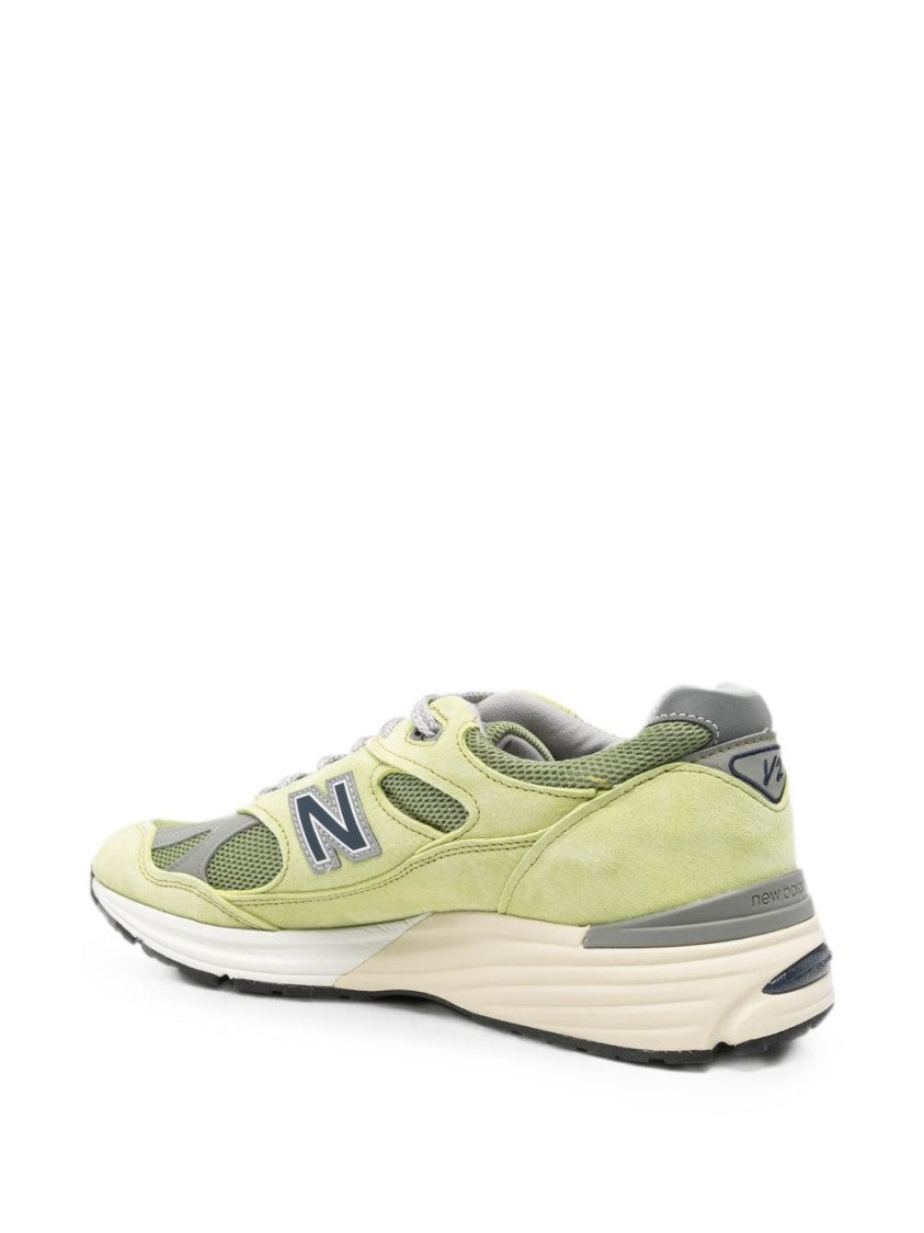 New Balance Low-Profile Mesh Suede Overlays Sneakers