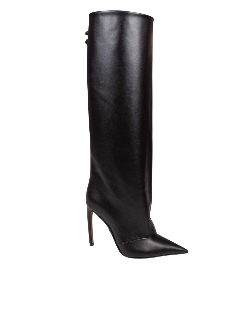 Dolce & Gabbana Black Devotion Leather Boot