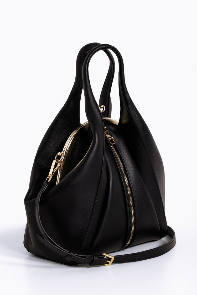 Saiid Kobeisy Calfskin Bag With Middle Zipper