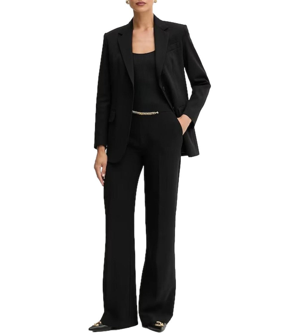 Max Mara Tailored Black Blazer With Notched Lapels