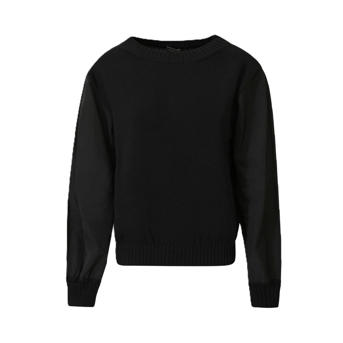 Max Mara Gabarra Mm Long-Sleeved Top With Sheer Sleeves