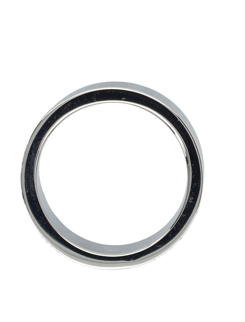 Mm6 By Maison Margiela Numeric Signature Silver Band Ring