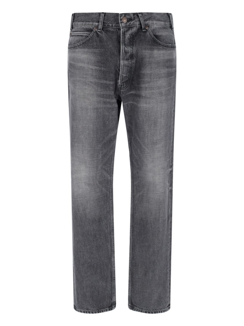 Céline "Kurt" Straight-Leg Jeans Black