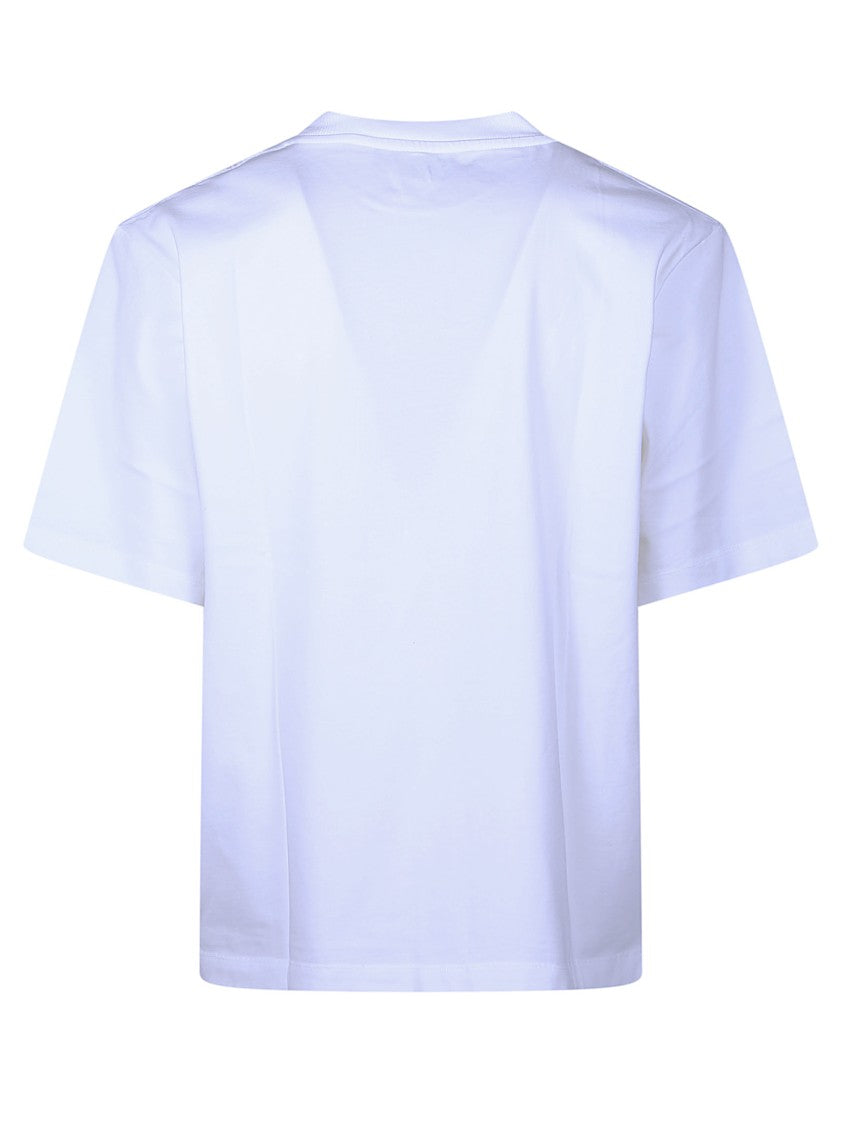 Dsquared2 White Cotton Loose Fit T-Shirt