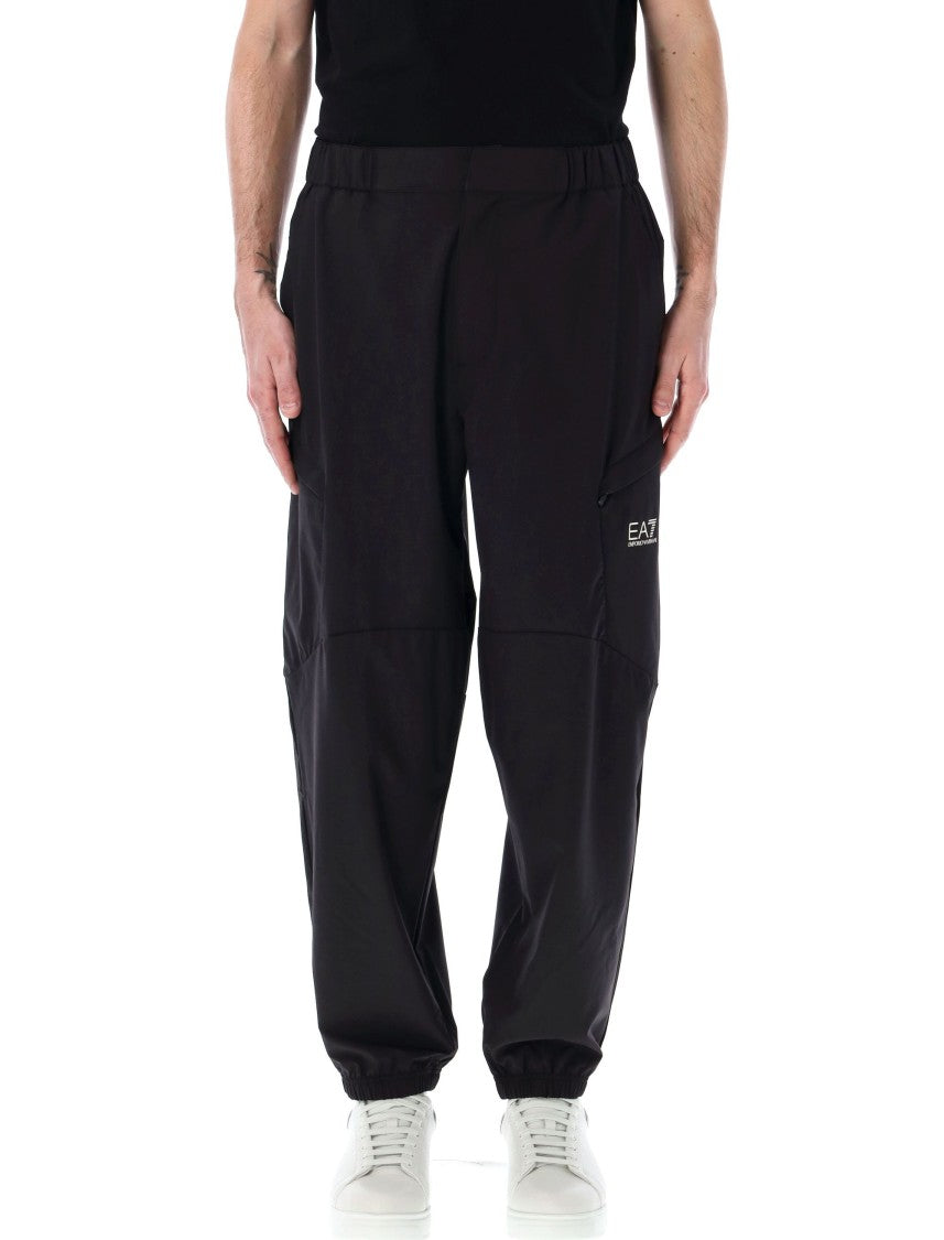 Emporio Armani Dynamic Athlete Cargo Trousers With Functional Design
