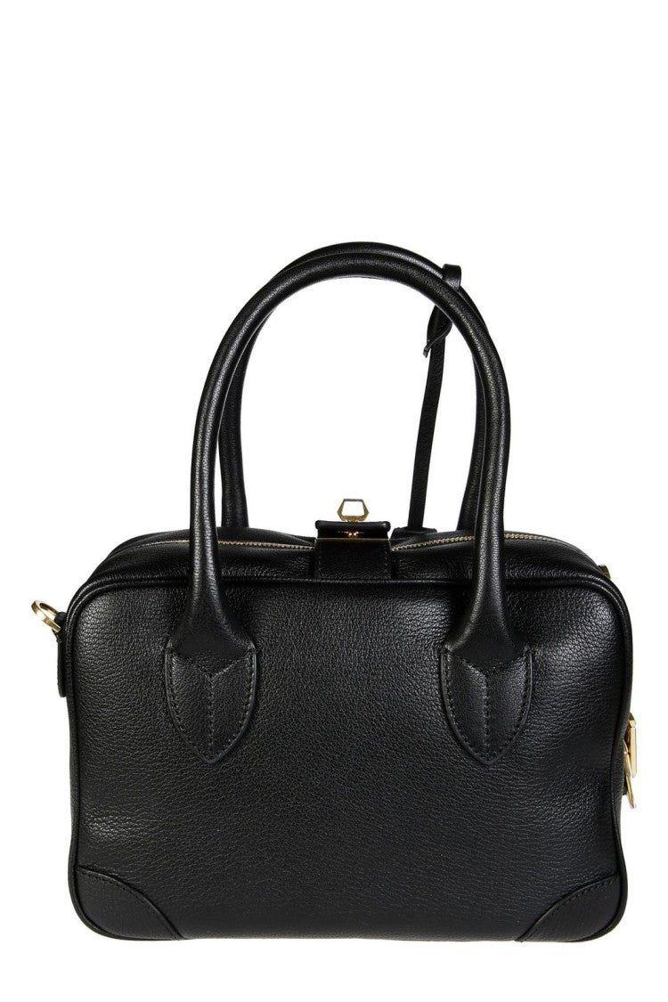 Golden Goose Minimalist Beige Handbag With Structured Design