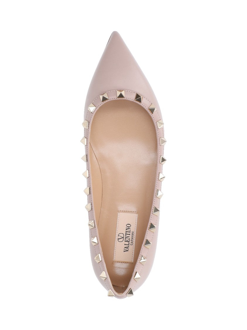 Valentino Garavani Rockstud' Ballet Flats – Pink