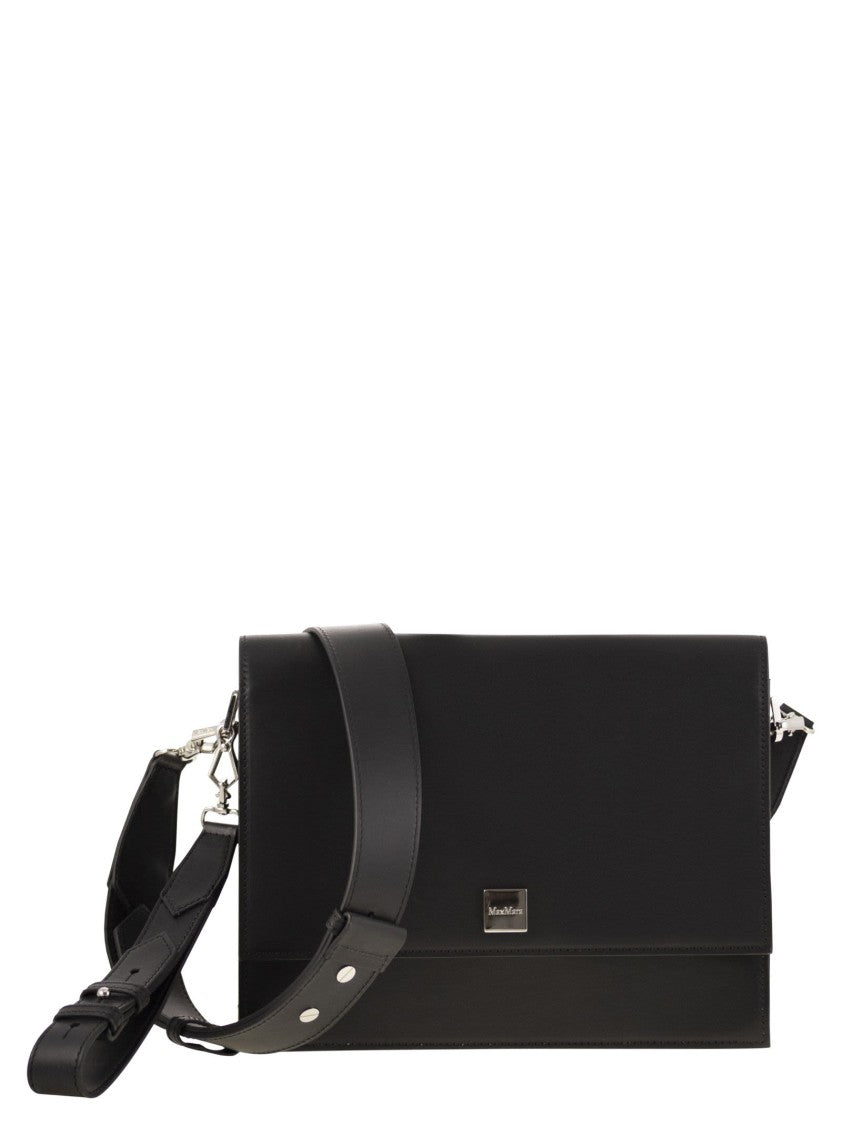 Max Mara Biancaroughm - Medium Crossbody Bag In Leather