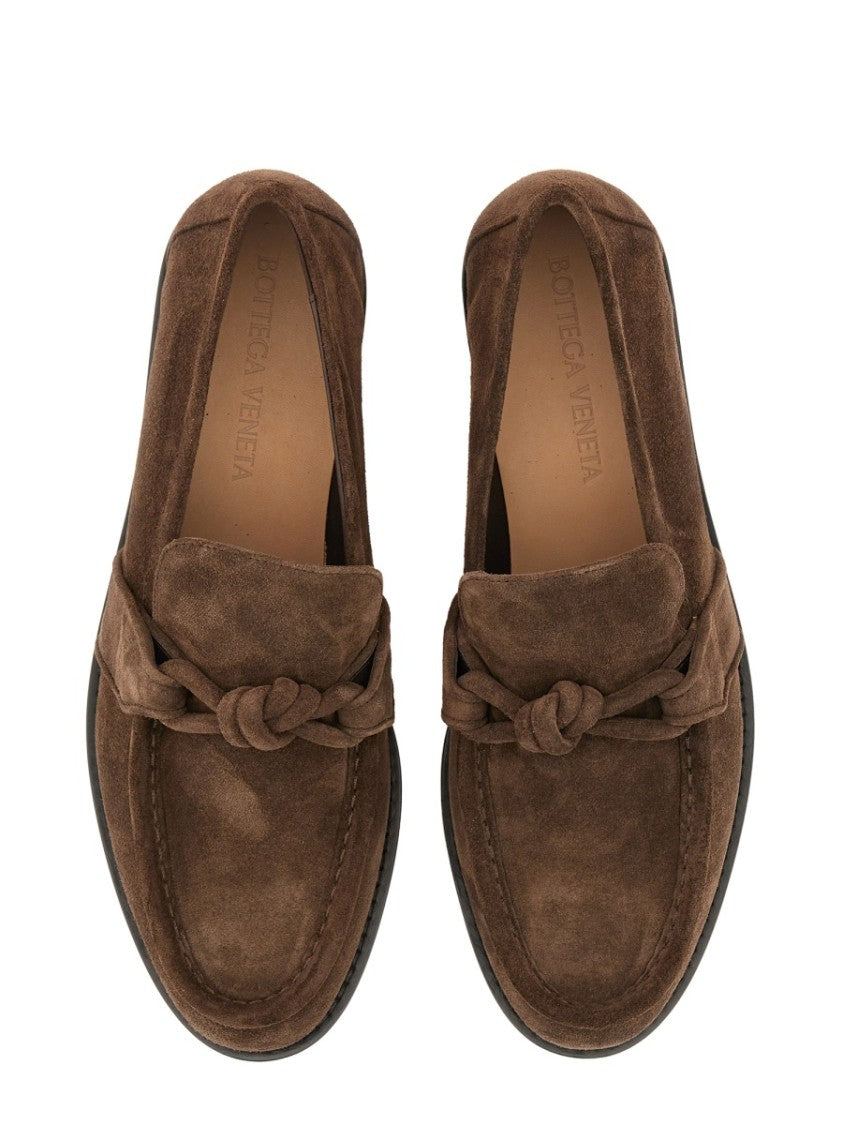Bottega Veneta Astaire Knot Calf Leather Loafers