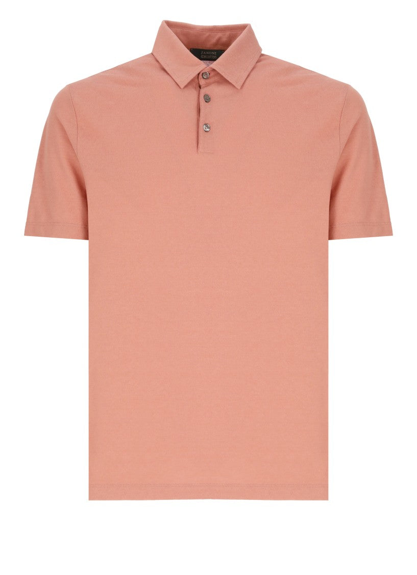 Zanone Orange Mc Polo Shirt