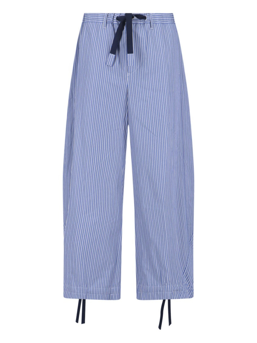 Sacai Tailored Fit Trousers With Straight Leg And Structured Waistband