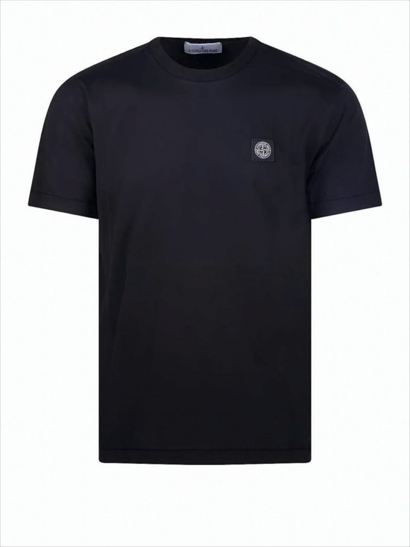 Stone Island Minimalist Crew Neck Short-Sleeve T-Shirt
