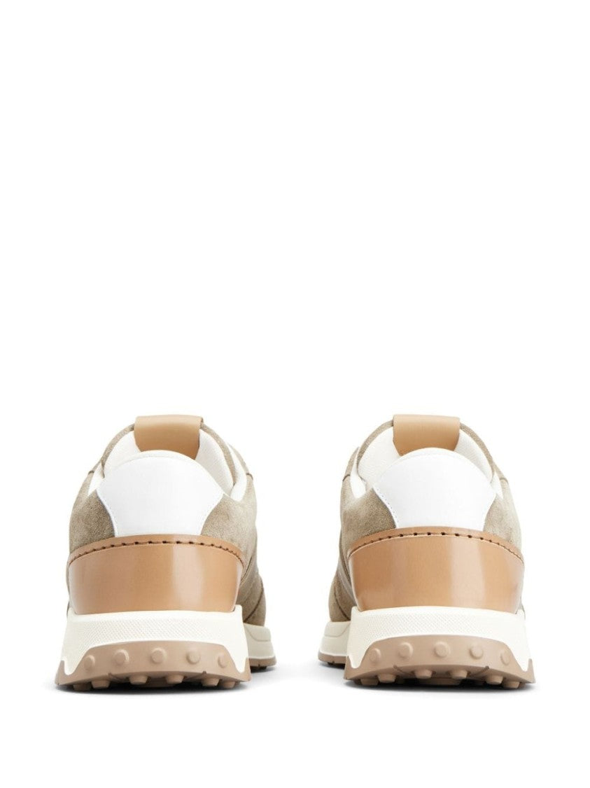 Tod's Taupe Reverse Sneakers