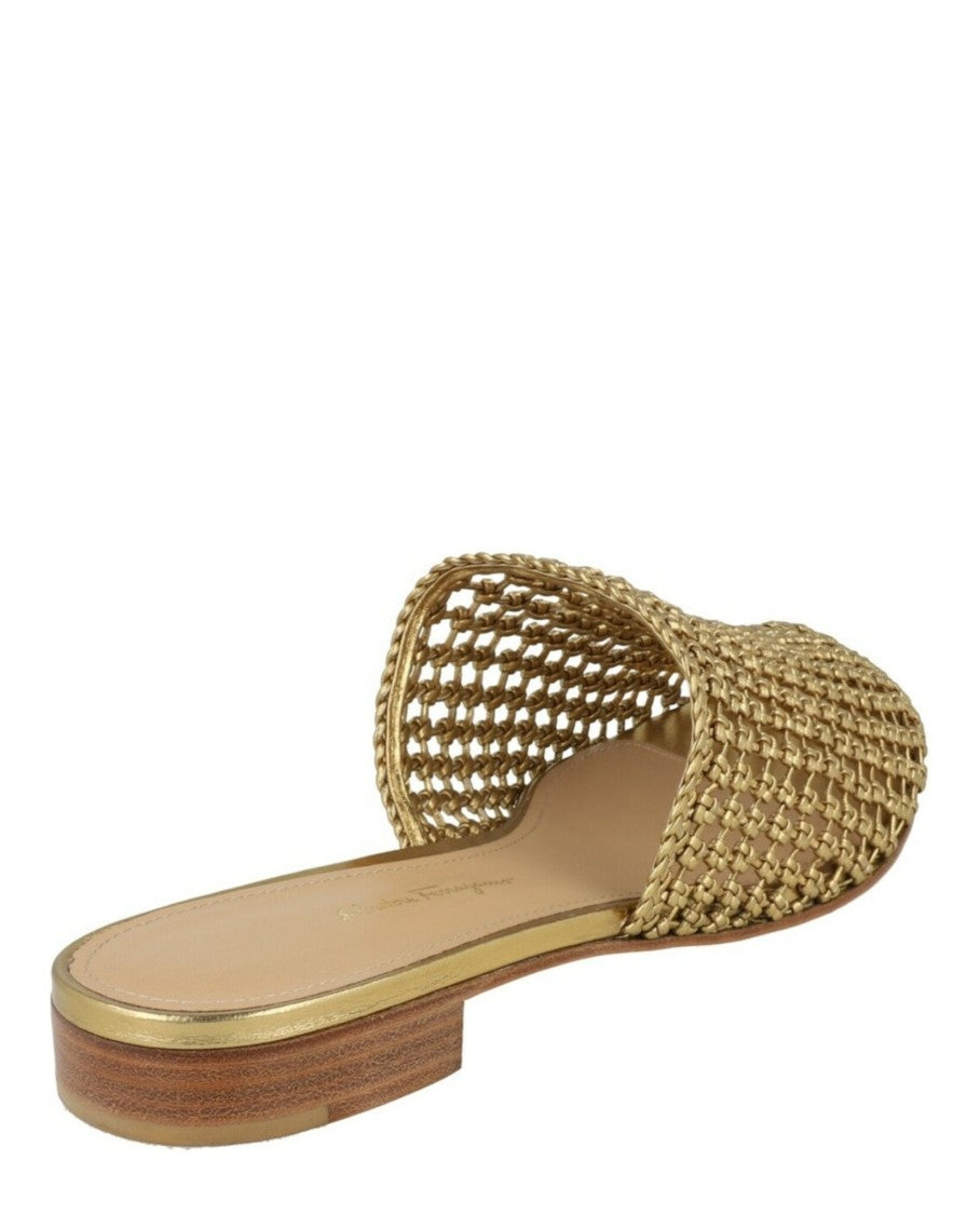 Ferragamo Ellas 10 Caged Mules