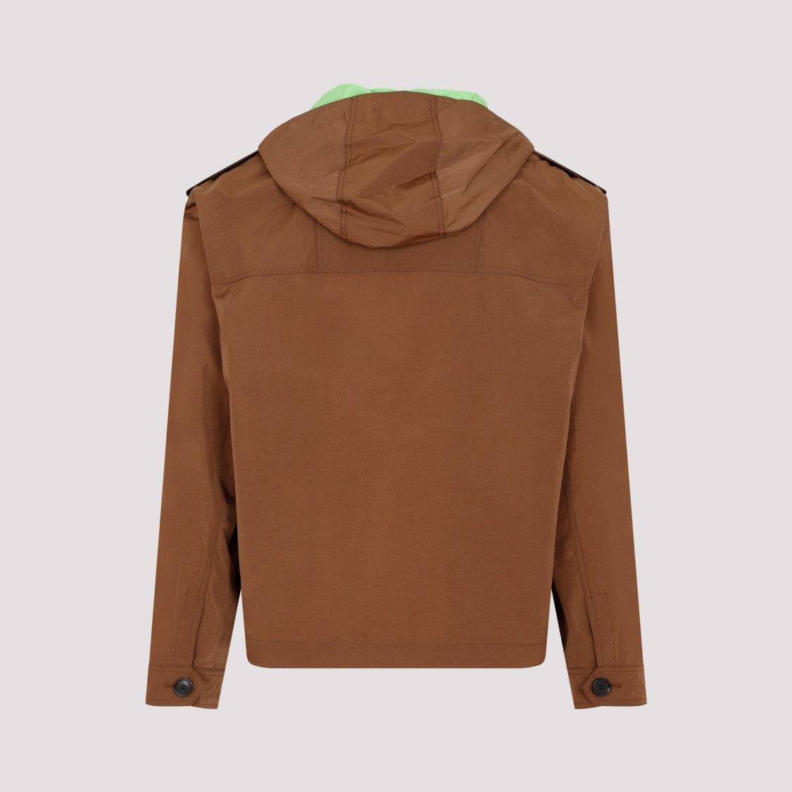 Dior Coffee Brown Hooded Anorak