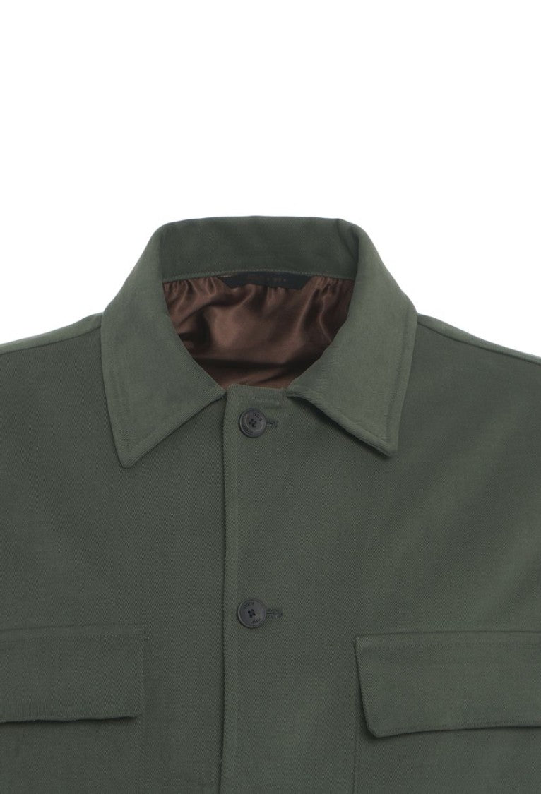 Briglia Casual Elegance Overshirt With Flap Pockets