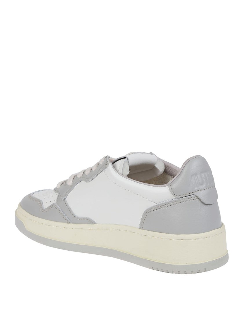 Autry Low-Top Sneakers With Textured Leather