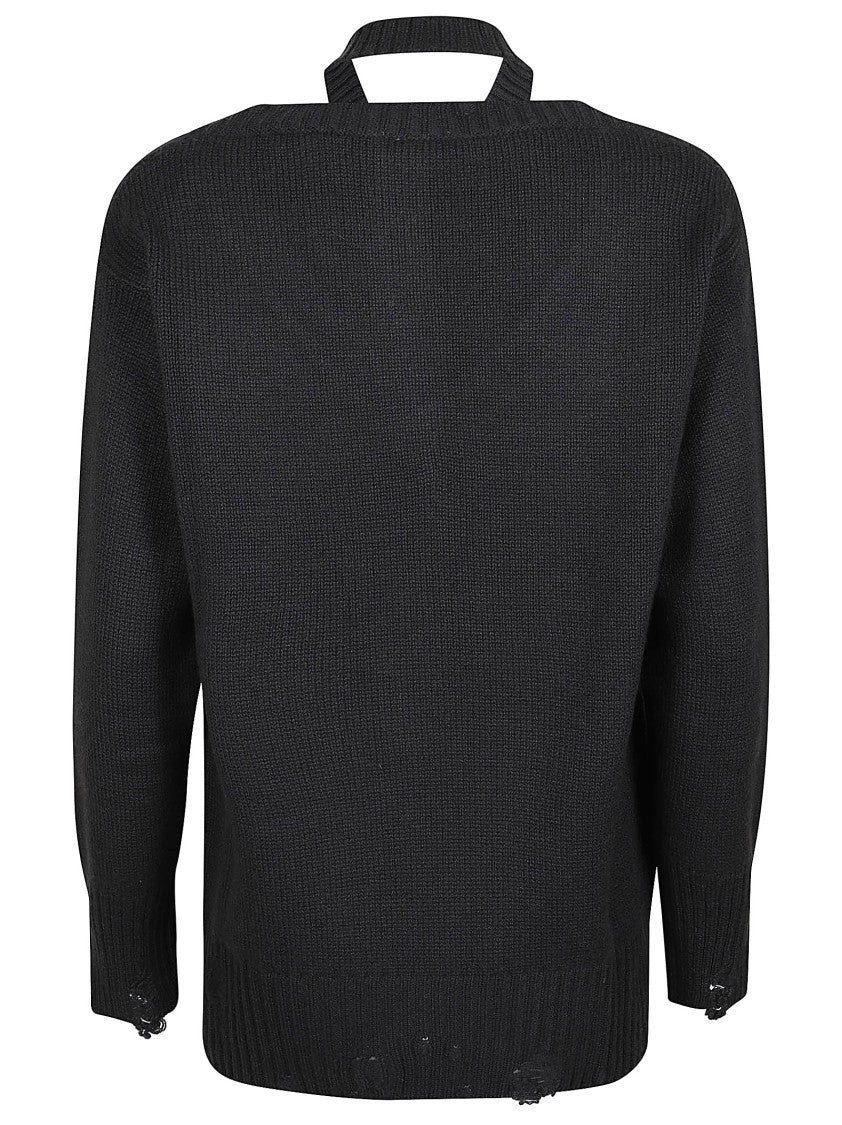 Canessa Sole V Neck Cashmere Sweater