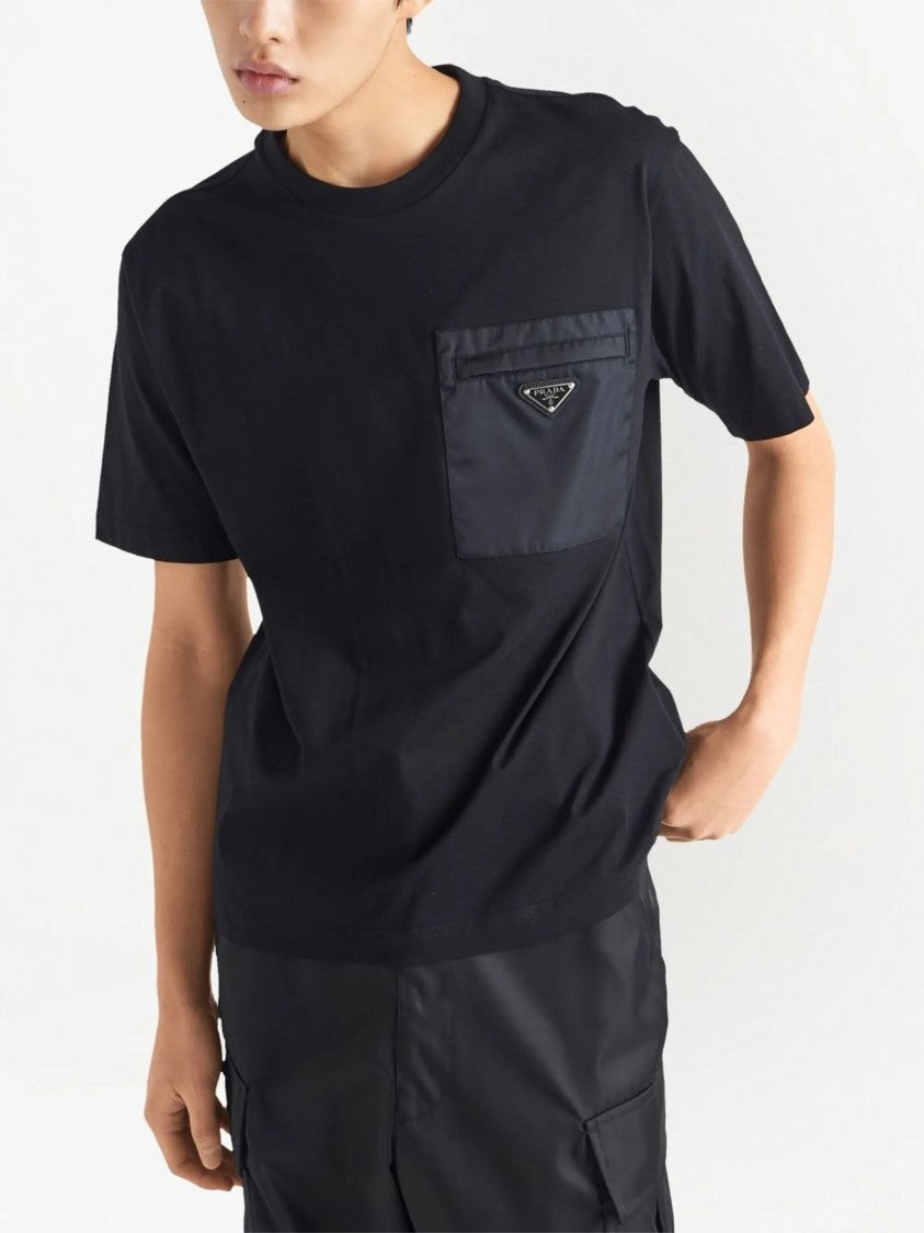 Prada Re-Nylon Pocket Jersey T-Shirt