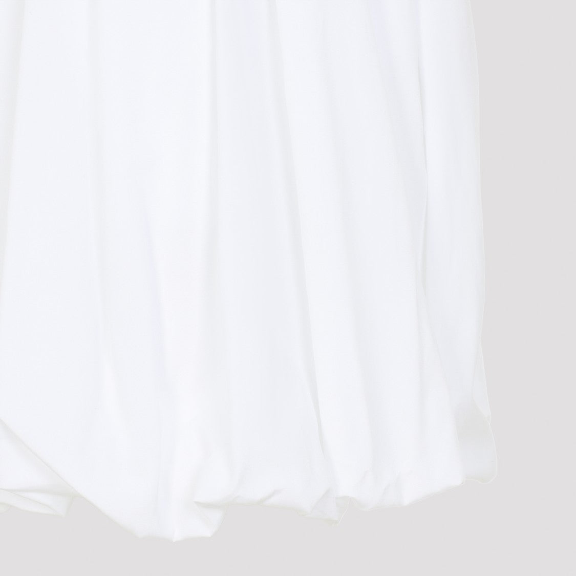 Jil Sander Voluminous White Cotton Bermuda