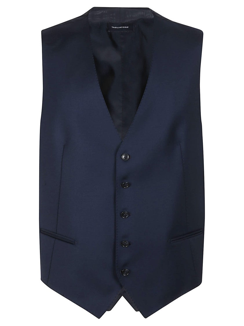 Tagliatore Blue Virgin Wool Suit