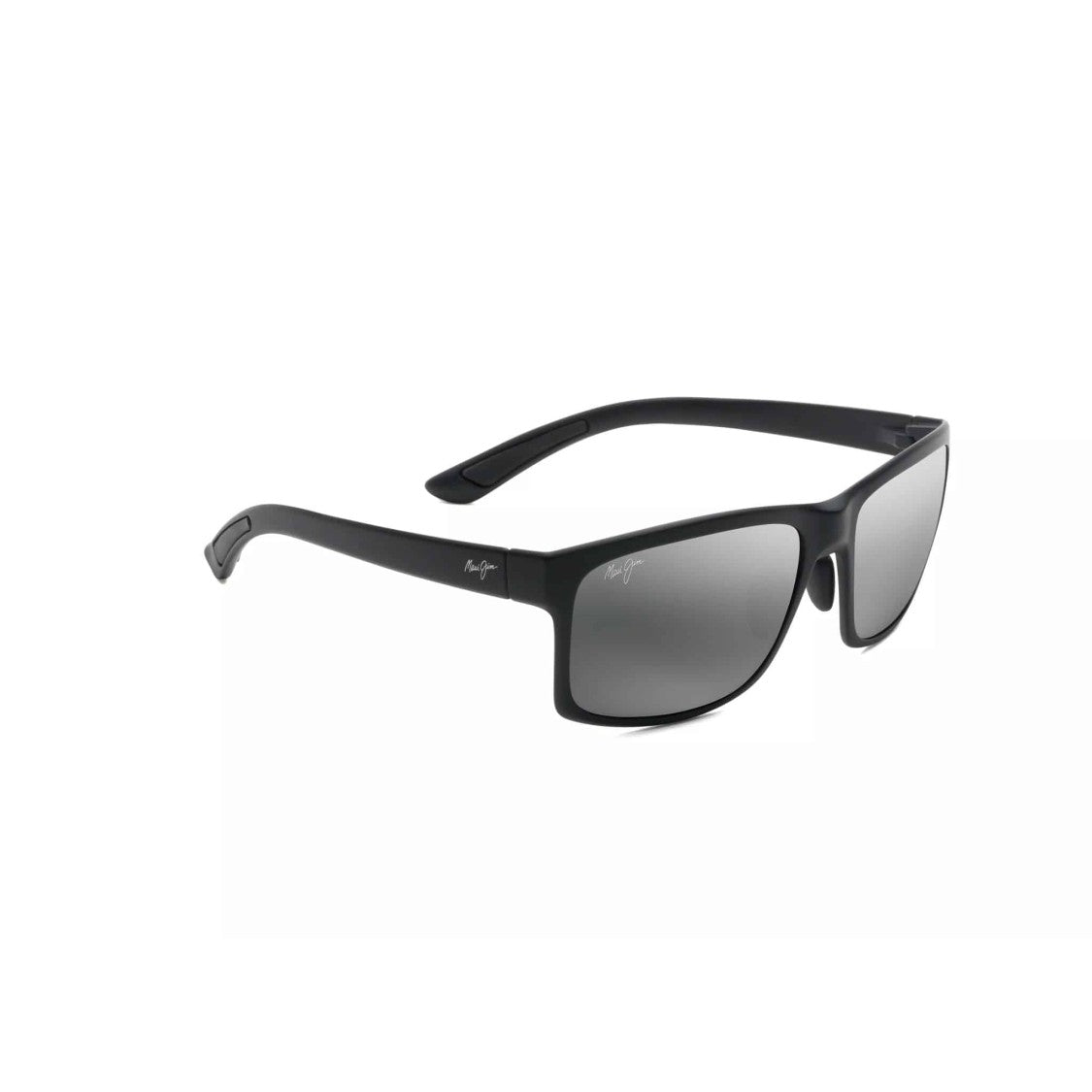 Maui Jim Black Mj0439s Matte Rectangular Sunglasses