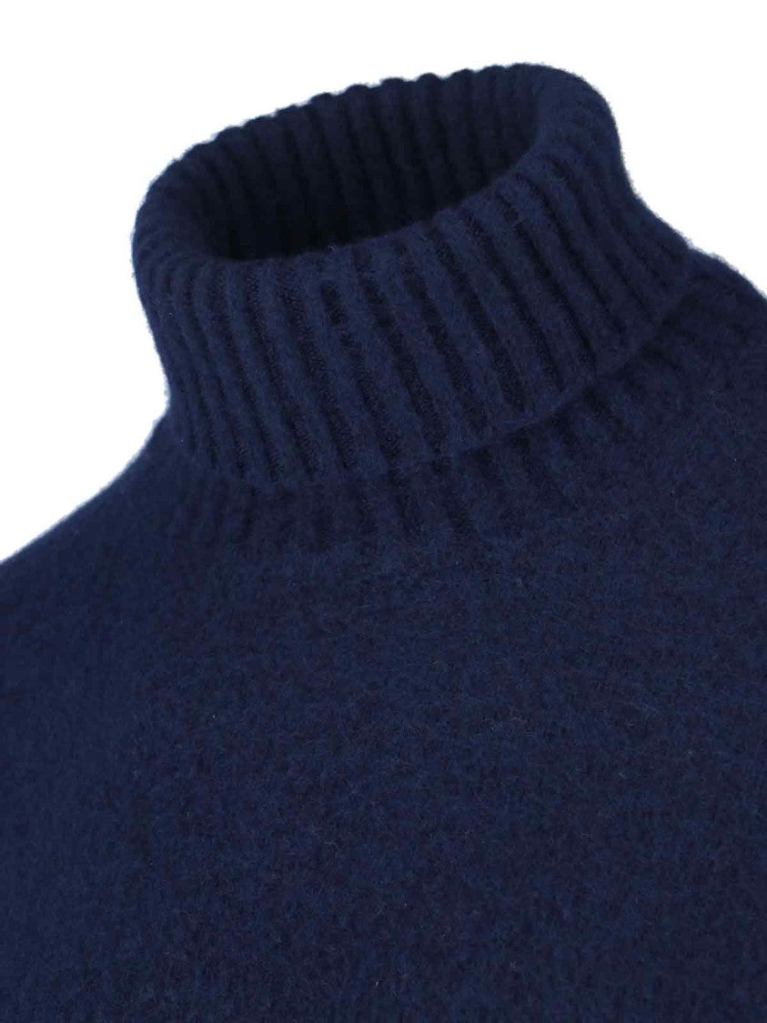 Drumohr Turtleneck Sweater – Navy