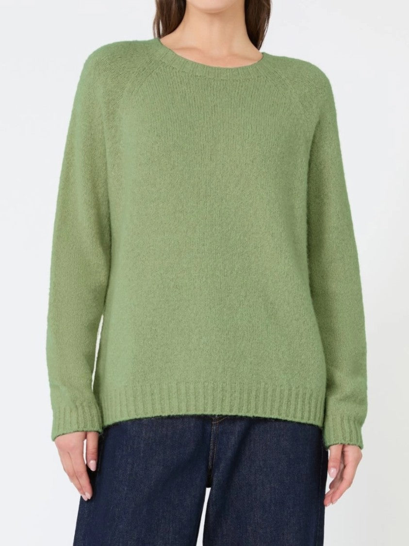 Weekend Soft Knitted Sweater With Relaxed Fit And Round Neckline