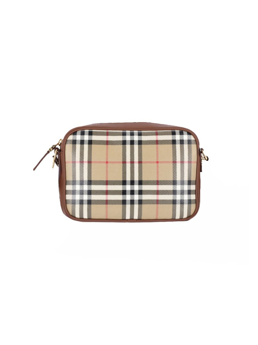 Burberry Beige Canvas Shoulder Bag