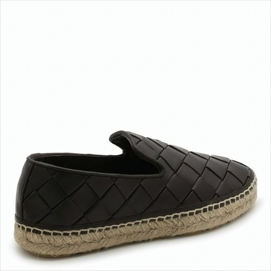 Bottega Veneta Woven Lambskin Leather Slip-On Sneakers